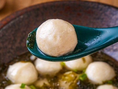 潮汕王手工墨鱼丸手工花枝丸墨斗丸麻辣烫关东煮火锅食材厂家批发图5