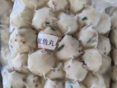 手打鱿鱼丸子500g/袋 麻辣烫火锅烧烤关东煮商用家用速冻食品批发图4