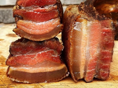 四川腊肉批发正宗特产农家自制土猪肉柴火烟熏腊肉后腿肉五花肉图3