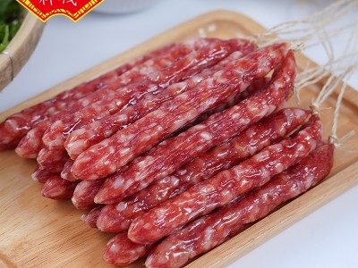 广式腊肠 四季肠 广东特产腌制风干广式风味 腊味蒸饭 煲仔饭图3