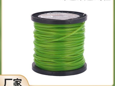 2.4*100m绿色线轴圆形尼龙打草绳 线轴割灌机打草机割草线批发图2
