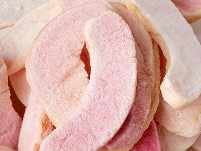 鹏程厂家批发冻干水蜜桃干烘焙装饰休闲零食无添加脱水果干批发图4