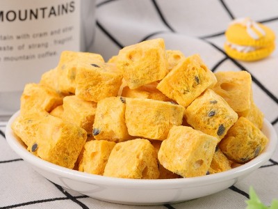 冻干百香果茶块 散装百香果泡水水果茶冲饮果干FD百香果厂家批发图2