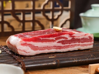 批发金贸五花咸肉250g非烟熏腊肉火腿无骨淡腌肉切片整块腌笃鲜图2