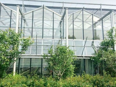 连体温室大棚农业花卉种植阳光智能温室养殖镀锌钢管大棚骨 架加工图4