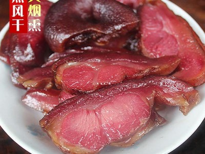商用餐饮家用四川重庆猪嘴农家特产烟熏风味天然风干猪鼻批发代发图2