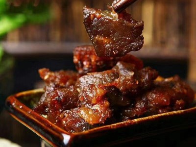 店铺推荐 地道湖南柴火烟熏腊牛肉 餐饮批发 好吃不贵 免费包邮图2
