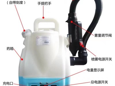 金猫锂电喷雾器防疫消毒机2702A超低容量虫控雾化打药户外喷雾器图5