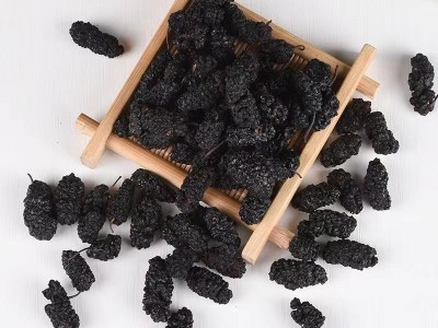 中药材桑葚 精选水洗无沙桑葚子大颗粒桑葚批发现货黑桑葚干500克图4