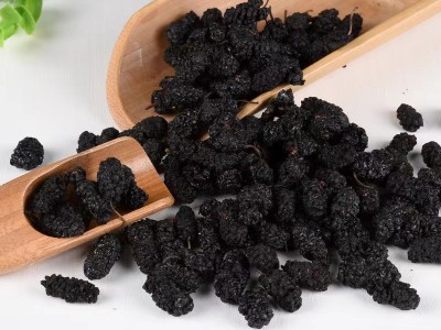 中药材桑葚 精选水洗无沙桑葚子大颗粒桑葚批发现货黑桑葚干500克图5