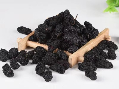中药材桑葚 精选水洗无沙桑葚子大颗粒桑葚批发现货黑桑葚干500克图2