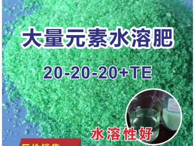 20-20-20平衡型水溶肥蔬菜水果基地种植冲施水溶性肥料量大从优图4