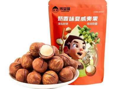 陈坚强海盐撞奶香味夏威夷果网红零食袋装一件代发坚果炒货图5
