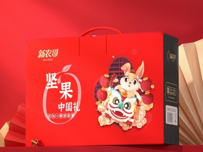 新农哥坚果中国礼礼盒网红零食组合袋装大礼包中秋送礼坚果礼盒图4