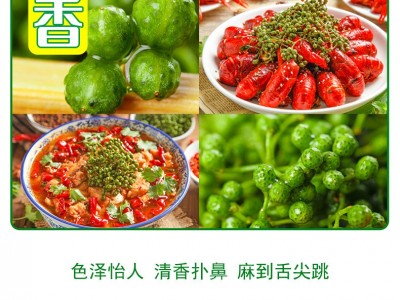 厂家直供碧元珠保鲜花椒350g重庆特产九叶青新鲜藤椒麻椒 鲜花椒图4