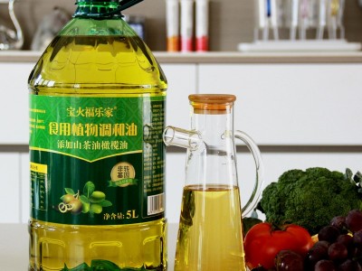 源头厂家批发5L山茶橄榄食用油团购5升压榨植物调和油会销礼品图3
