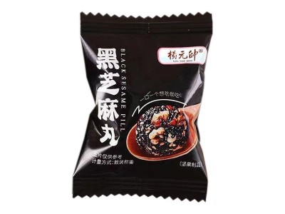 整箱批发袋装网红办公休闲解馋零食独立包装五珍黑芝麻丸芝麻球图5