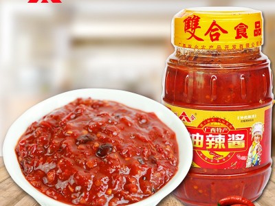 双合厂家批发900g糟辣椒酱爆下饭拌面酱烧烤酱炒菜商用一件代发图3