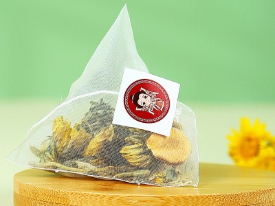 胖大海菊花茶 罐装花茶代用组合茶罗汉果甘草三角包花茶加工定制图4