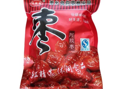 厂家直销 怡健缘阿胶枣果脯 阿胶贡枣 300g袋装无核红枣蜜饯批发图3