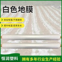 厂家农用白地膜 加厚白色地膜 保温保湿塑料薄膜 种植白色地膜