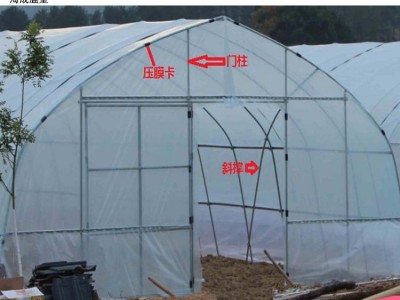 厂家直销 加强型热镀锌钢管温室大棚 GP622 长度45米图4