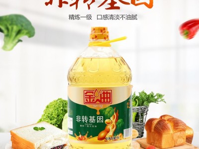 厂家包邮 非转基因5L一级大豆油 物理压榨大豆油餐饮大豆油厂批发图1
