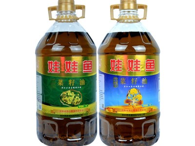 醇香菜籽油 5L桶装浓香菜籽油 物理压榨非转基因菜籽油食用油批发图5