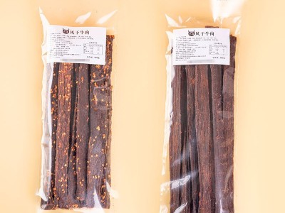 西藏风干手撕牛肉干批发 辣味麻辣肉类零食牛肉干 特产牛干巴厂家图4