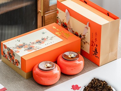 高档茶叶礼盒装金骏眉正山小种红茶中秋年货商务礼品公司领导年会图1