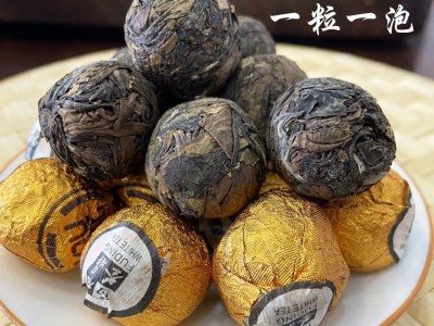 2012年福鼎白茶龙珠贡眉高山日晒茶球茶坨老白茶 厂家直批图3