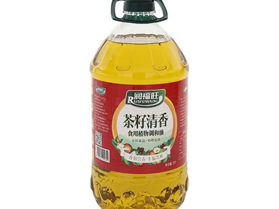 5升压榨食用植物调和油 茶籽清香食用调和油小瓶食用油批发图5
