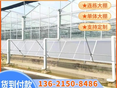 玻璃温室大棚养种植花卉连栋大棚钢架结构蔬菜现代化观光智能培育图3