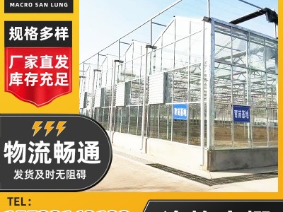 温室大棚 连栋薄膜温室 塑料连体温室 圆拱型连栋温室厂 智能温室图2