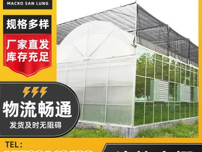 温室大棚 连栋薄膜温室 塑料连体温室 圆拱型连栋温室厂 智能温室图3