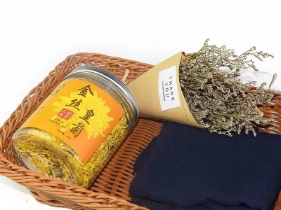 菊花茶罐装金丝皇菊20克大菊花一朵一杯花草茶黄山皇菊批发现货图3