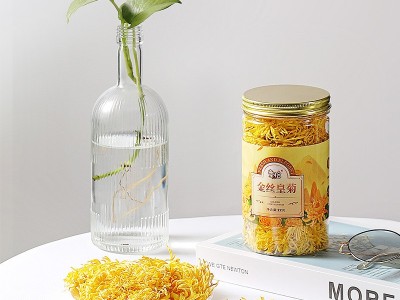 菊花茶罐装金丝皇菊22克菊花一朵一杯花草茶黄山大金丝皇菊批发图2