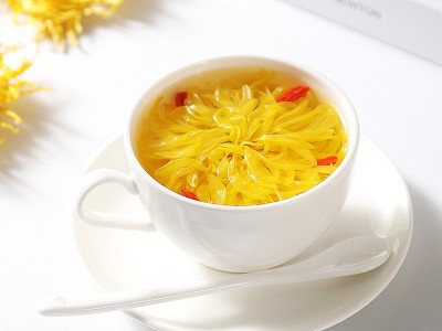 菊花茶罐装金丝皇菊22克菊花一朵一杯花草茶黄山大金丝皇菊批发图4