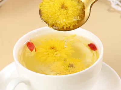艮古堂云台冰菊代用茶一朵一杯罐装居家办公大花菊花图4