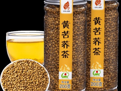 苦荞茶四川大凉山包邮全胚芽浓香型非特级荞麦茶罐装图5