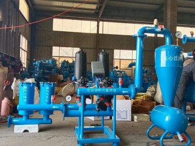 全自动离心过滤器 农业园林节水灌溉泥沙河水叠片式过滤设备图4