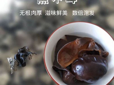精选木耳批发甘肃农业特产干货干木耳黑木耳包邮500g礼盒装图4