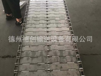 厂家生产工业用重型不锈钢输送链板 节距50.8加厚不锈钢输送链板图5