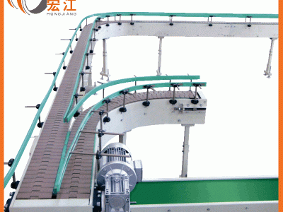 厂家非标定制牛奶软包装产品输送线 顶板链式输送机图3