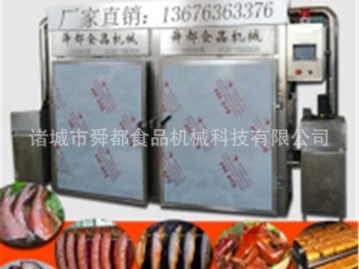 供应红肠全套加工设备 250型熏豆腐干烟熏炉 全自动烟熏炉价格图5
