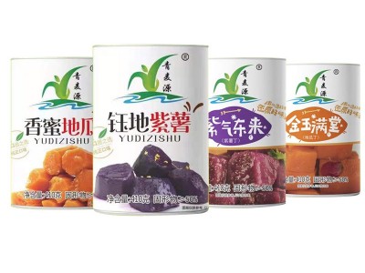 青麦源即食果蔬罐头 紫薯丁 钰地紫薯 地瓜丁 地瓜块410g开罐即食图4