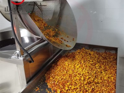 香脆椒 香辣酥油炸锅 花生米油炸辣椒油炸机器 全自动搅拌油炸锅图2