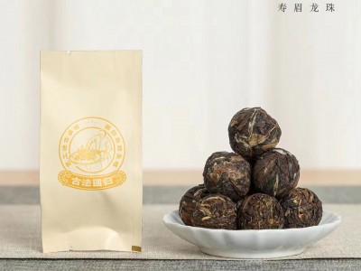福鼎白茶叶芽泉古法回归圆满2019年寿眉龙珠400克白茶图2