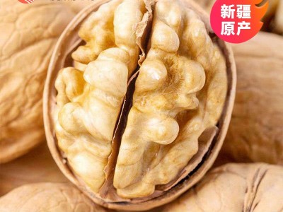 纸皮核桃原味生核桃已晒干新货应季薄皮185大果新货阿克苏干核桃图2