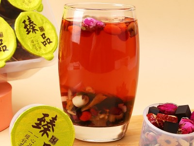 24味红参阿胶女神茶升级款小罐红参桂圆玫瑰养气茶一件分 销包邮图4